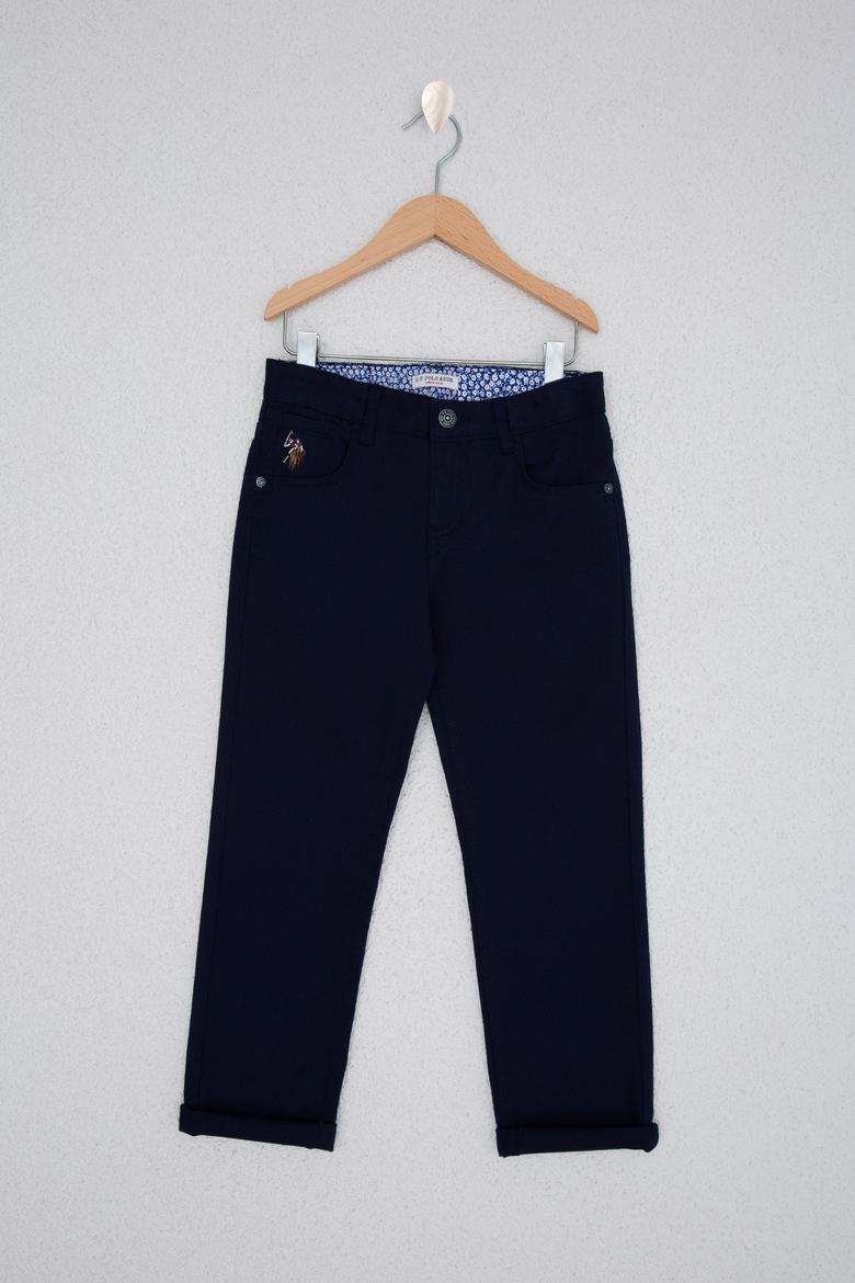 Erkek Çocuk Lacivert Kanvas Pantolon