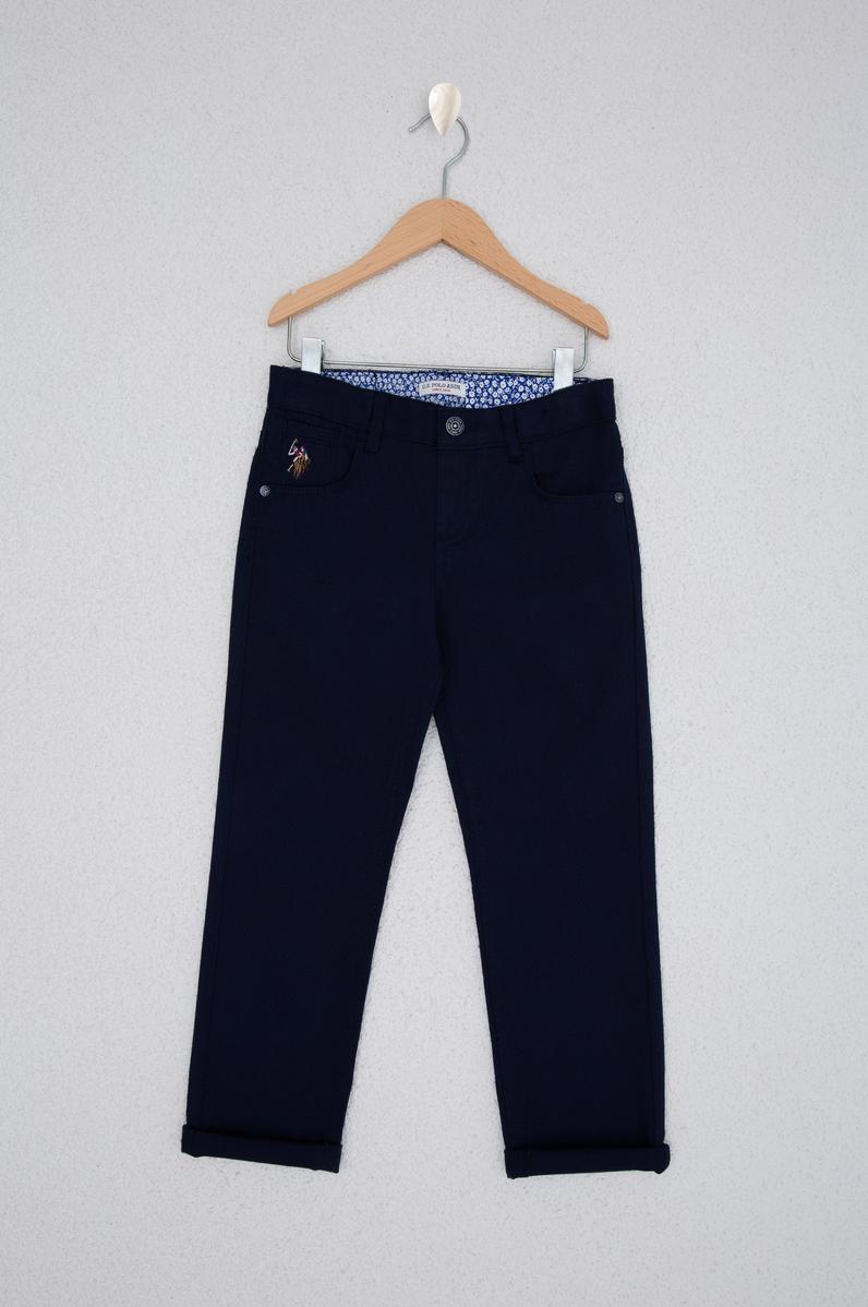 Erkek Çocuk Lacivert Kanvas Pantolon