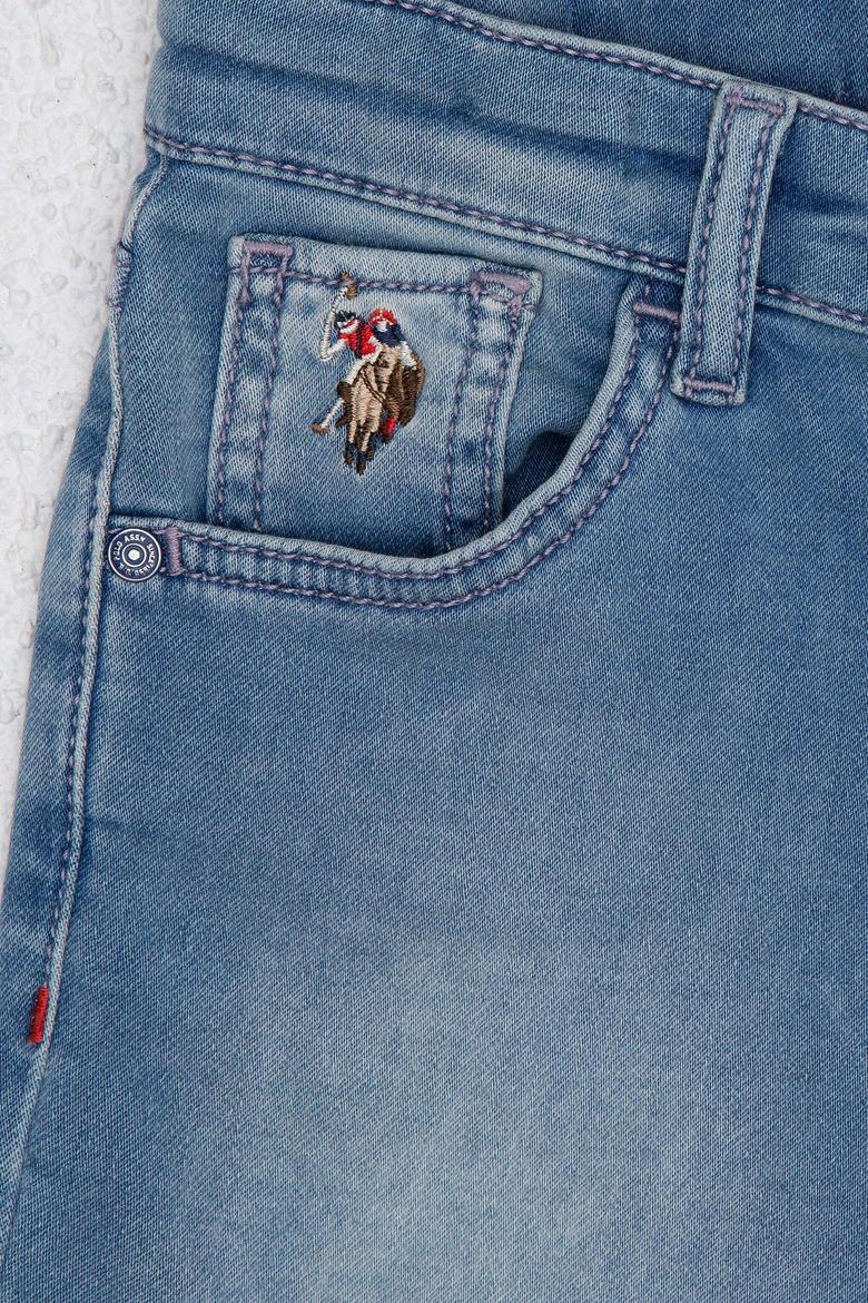 Erkek Çocuk Açık Mavi Jean Şort - 50219644005