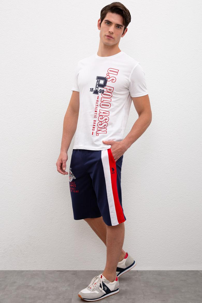 Erkek Lacivert  Örme Şort - 50218836010