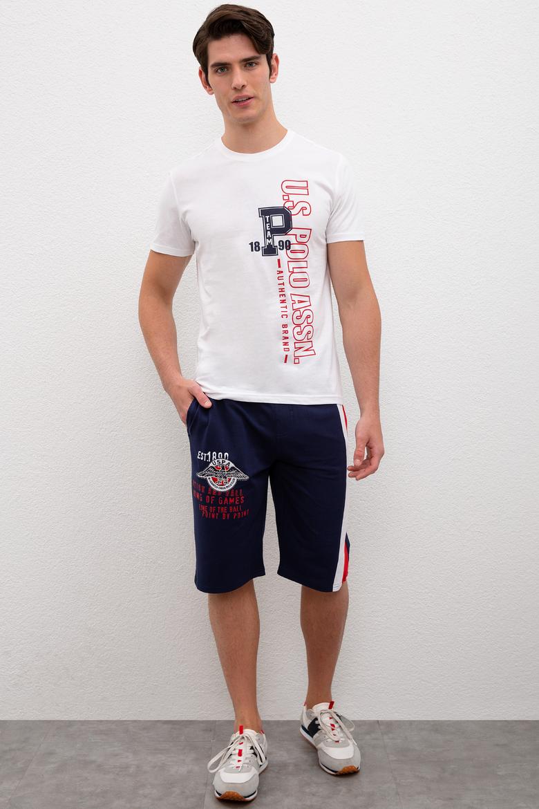 Erkek Lacivert  Örme Şort