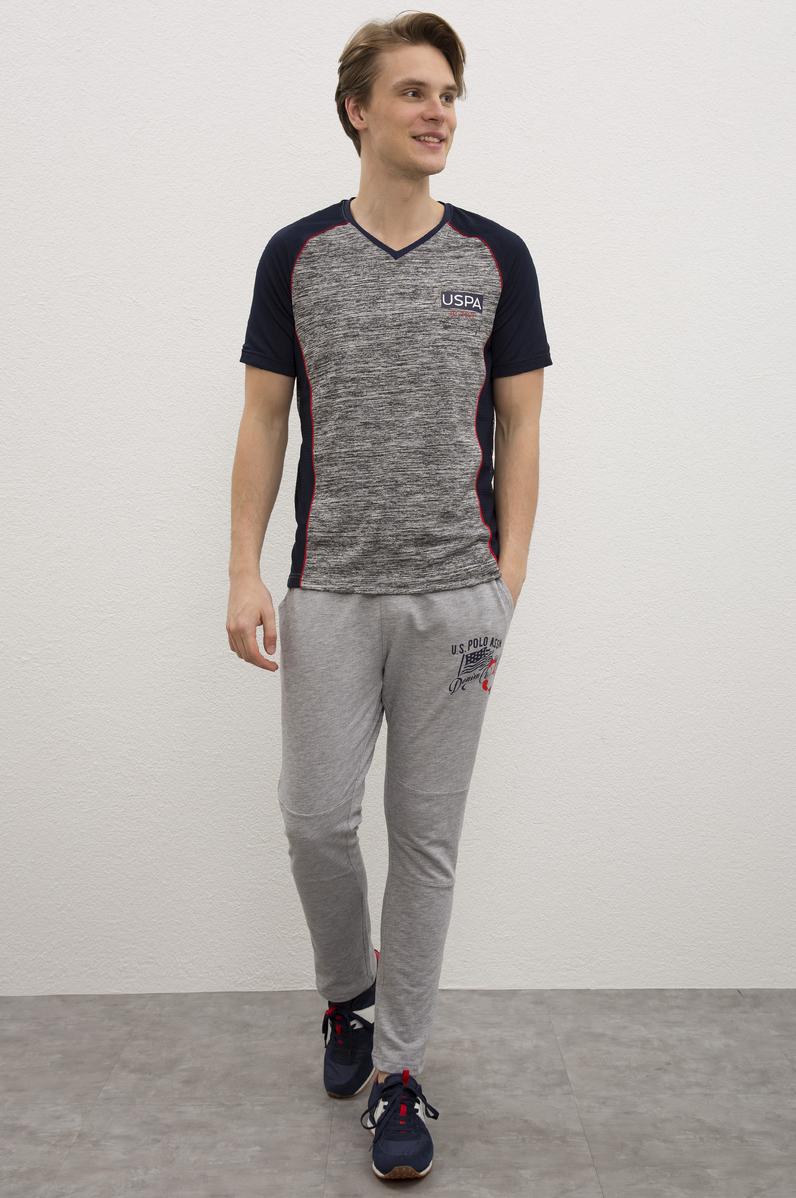 Erkek Gri Melanj  Eşofman Altı