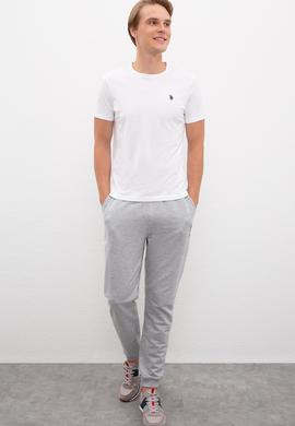 Erkek Gri Melanj  Eşofman Altı - 50222489026