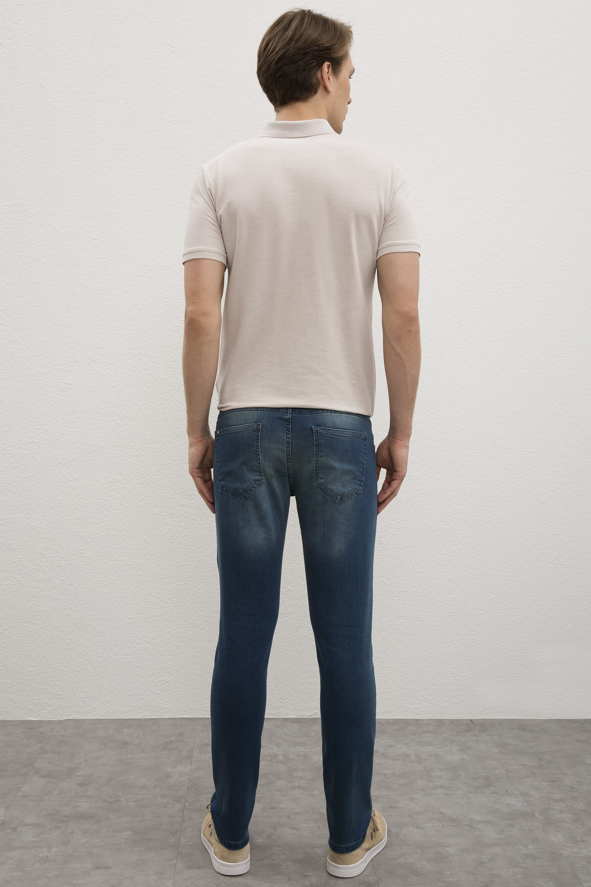 Erkek Yeşil Denim Pantolon - Image 3