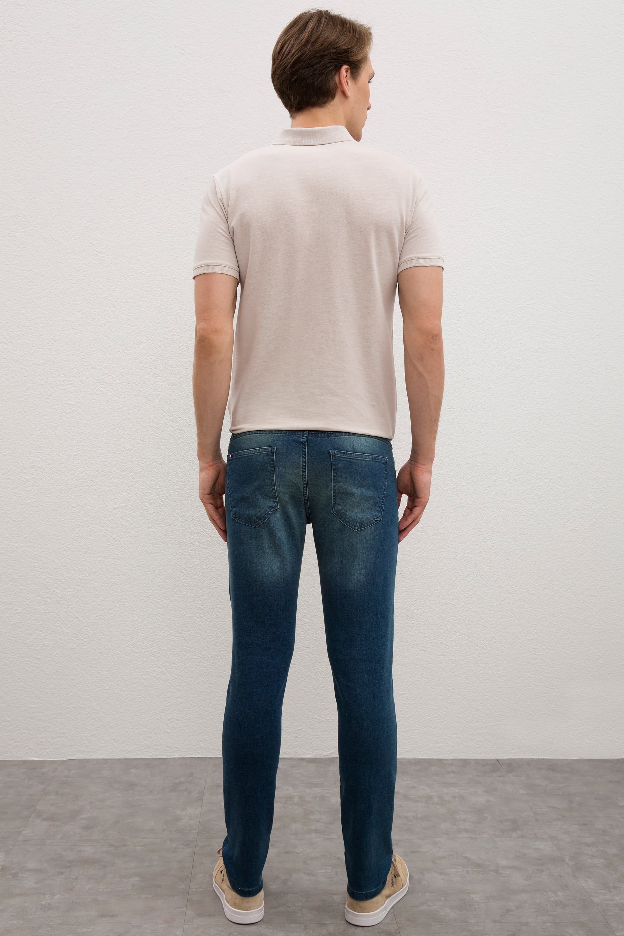 Erkek Yeşil Denim Pantolon