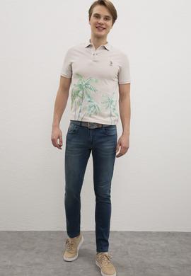 Erkek Yeşil Denim Pantolon - 50222825002