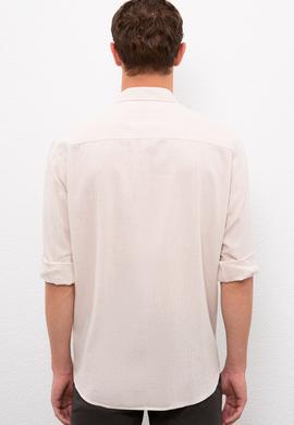 Erkek Taş Rengi Gömlek Uzunkol - 50218991119