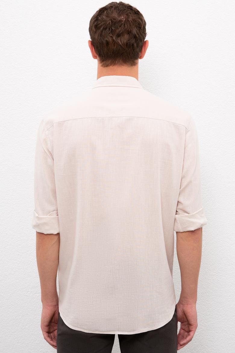 Erkek Taş Rengi Gömlek Uzunkol - 50218991119