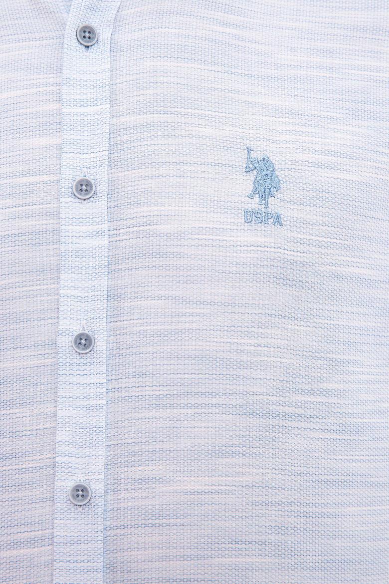 Erkek Mavi Uzun Kollu Gömlek - 50218748008