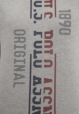 Erkek Gri Melanj Bisiklet Yaka Sweatshirt - 50225383001