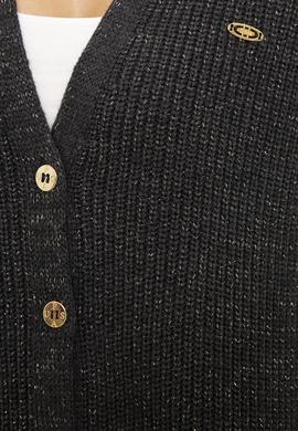 Kadın Antrasit Melanj Triko Hırka - 50225307020