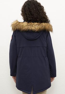 Kadın Lacivert Kaban - 50224629002