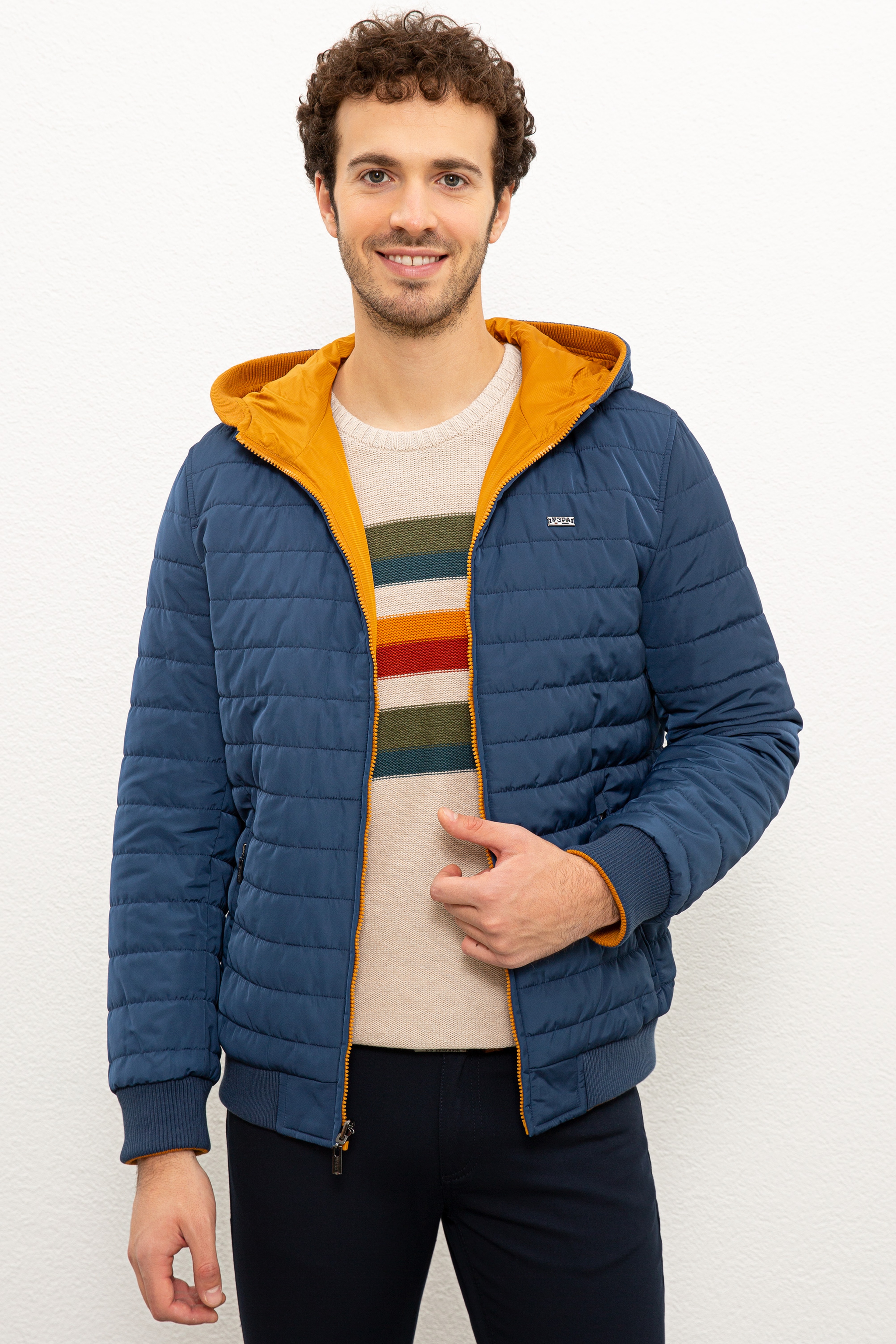 Erkek Sarı Mont - Image 3