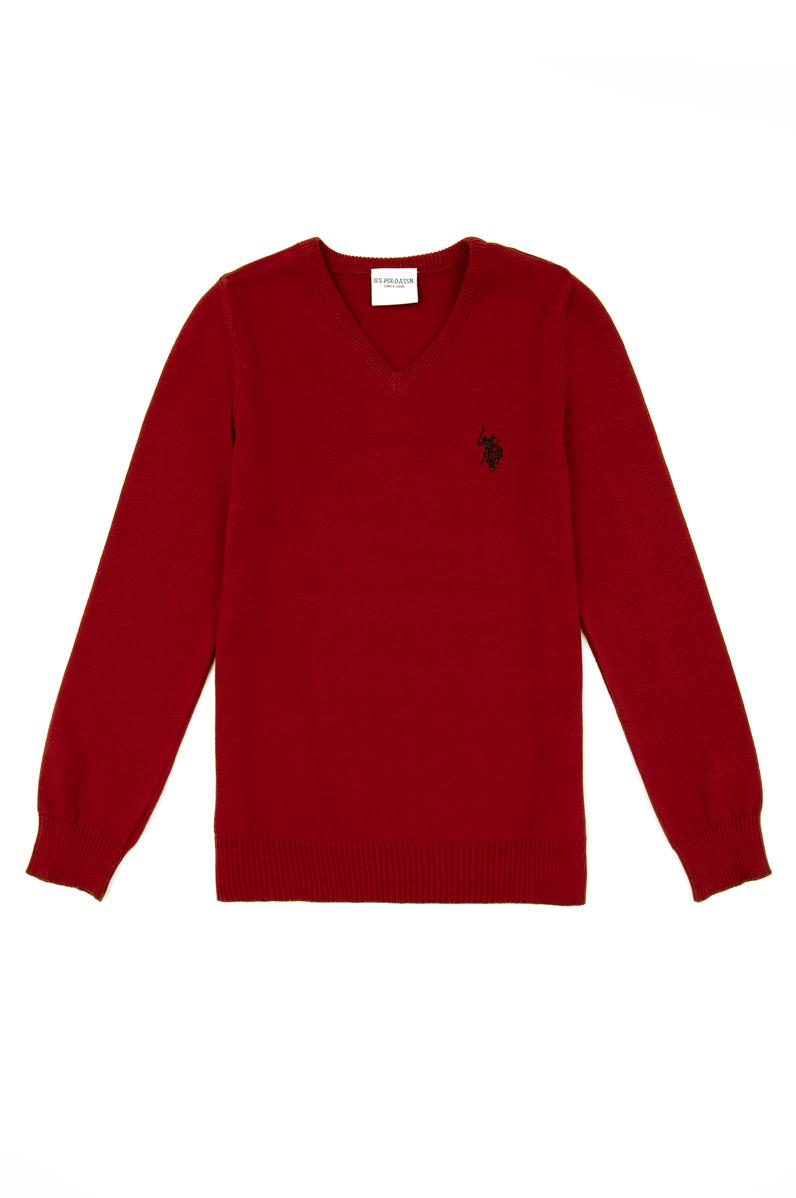 Kız Çocuk Kırmızı Kazak