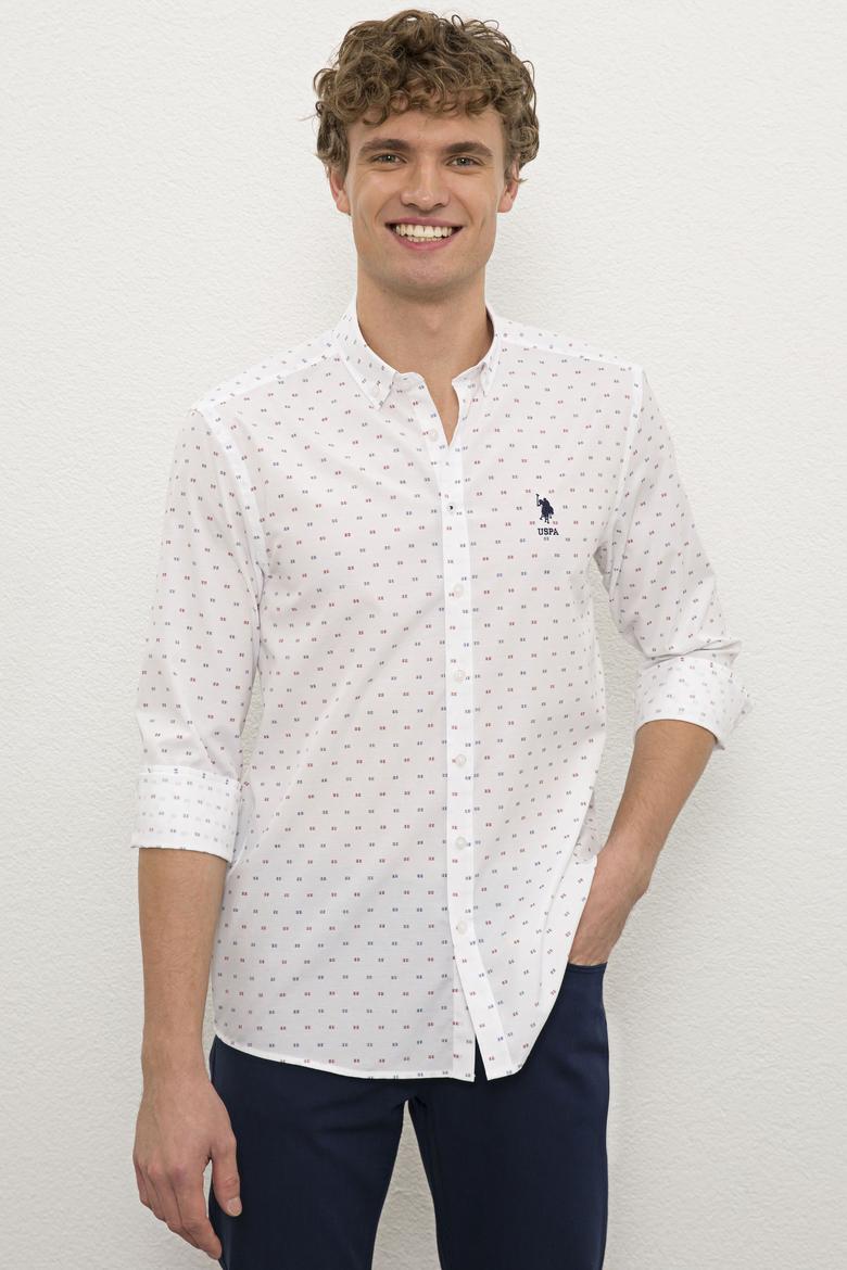 Erkek Kırmızı Gömlek Uzunkol