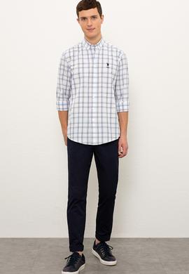 Erkek Mavi Gömlek Uzunkol - 50231344010