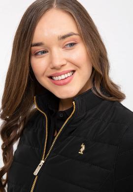 Kadın Siyah Deri Mont Kaban - 50231340003