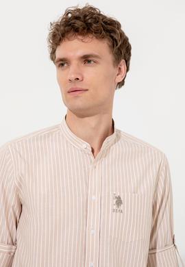 Erkek Bej Gömlek Uzunkol - 50254145007