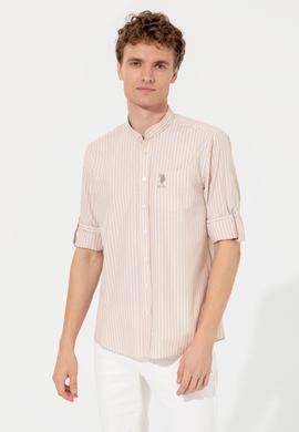 Erkek Bej Gömlek Uzunkol - 50254145007