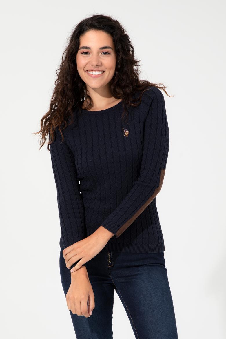 Kadın Lacivert Basic Kazak