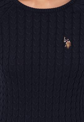 Kadın Lacivert Basic Kazak - 50255659013