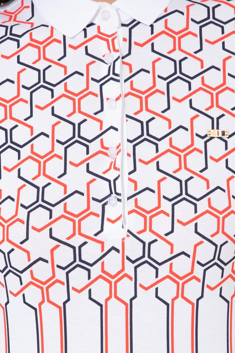 Kadın Lacivert Polo Yaka Tişört - 50248985006