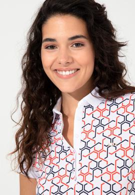 Kadın Lacivert Polo Yaka Tişört - 50248985006