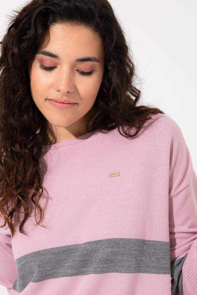 Kadın Manolya Bisiklet Yaka Kazak - 50252218038