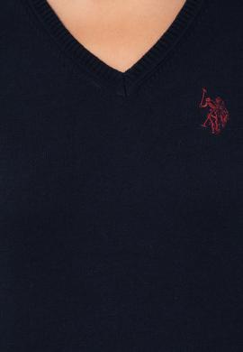 Kadın Lacivert  Basic  V - Yaka Kazak - 50251903001