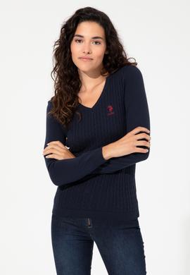 Kadın Lacivert Basic Kazak - 50251914005