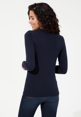 Kadın Lacivert Basic Kazak - 50251914005