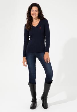 Kadın Lacivert Basic Kazak - 50251914005