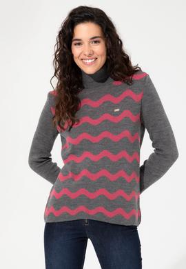 Kadın Gri Melanj Kazak - 50255253015