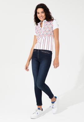 Kadın Mavi Jean Pantolon - 50247525002