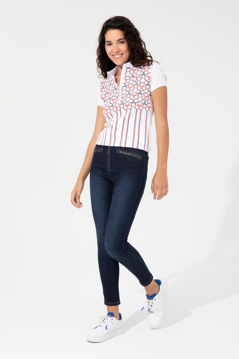 Kadın Mavi Jean Pantolon - 50247525002