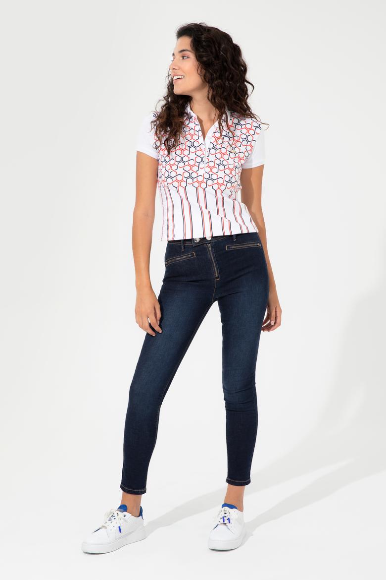 Kadın Mavi Jean Pantolon