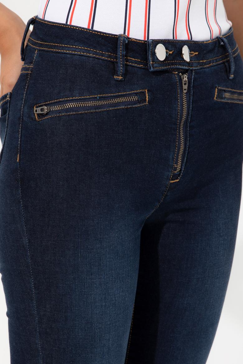 Kadın Mavi Jean Pantolon - 50247525002