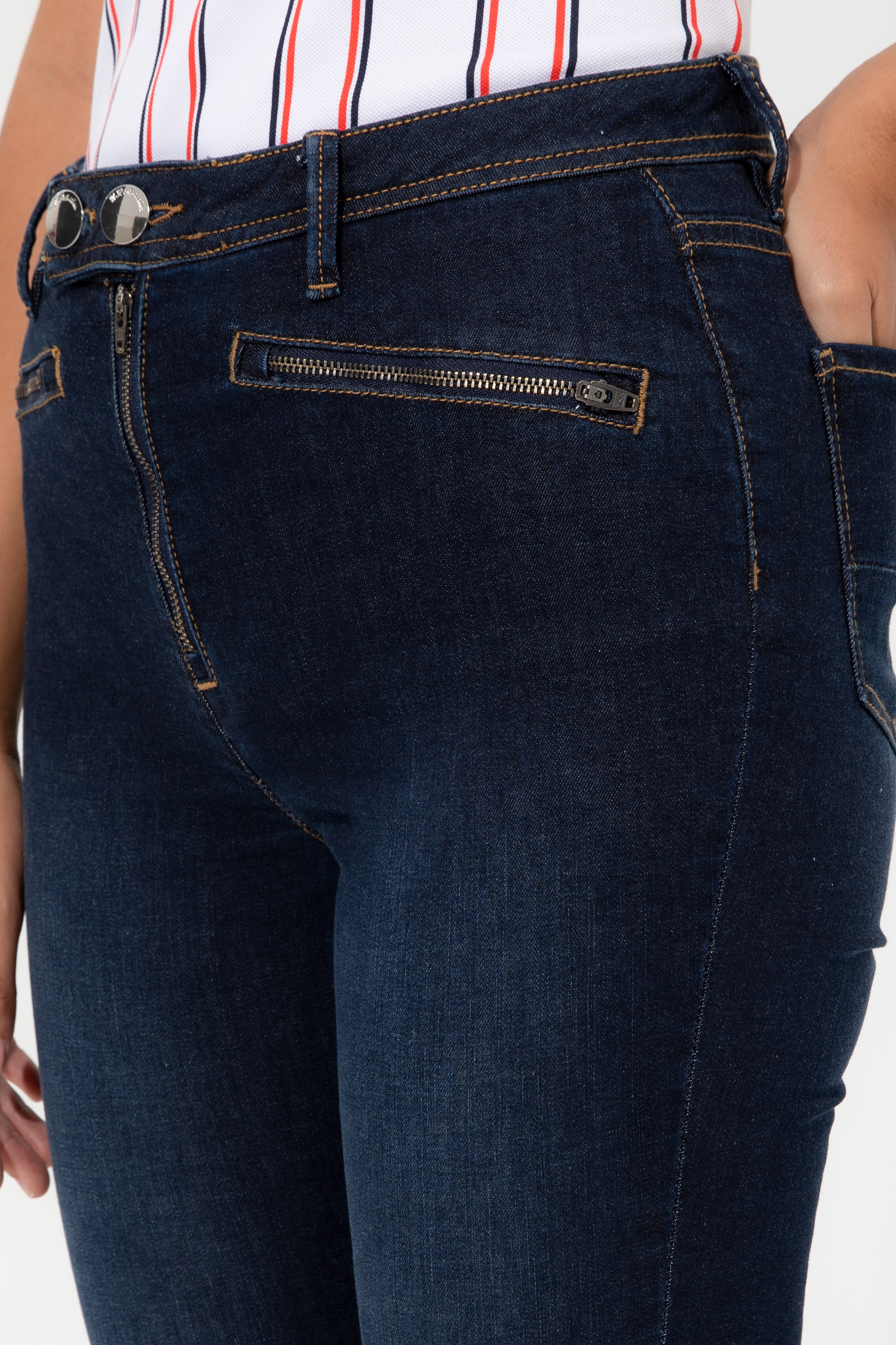 Kadın Mavi Jean Pantolon - Image 6