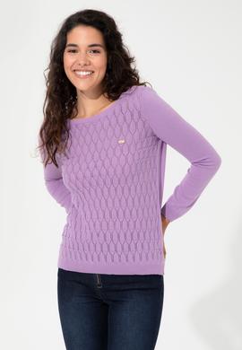 Kadın Lila Kazak - 50255255019