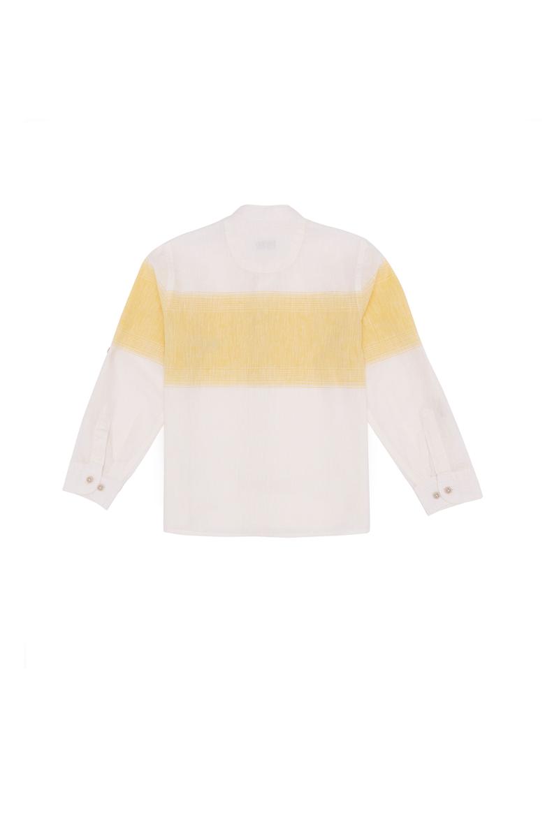 Erkek Çocuk Safran Uzun Kollu Gömlek - 50247892027