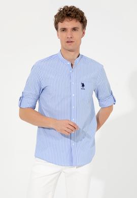 Erkek Mavi Uzun Kollu Gömlek - 50254145037