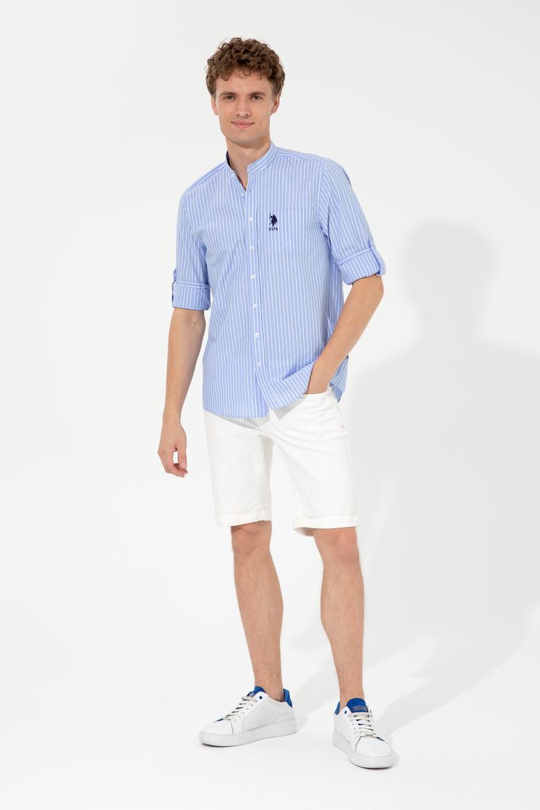 Erkek Mavi Uzun Kollu Gömlek - 50254145037