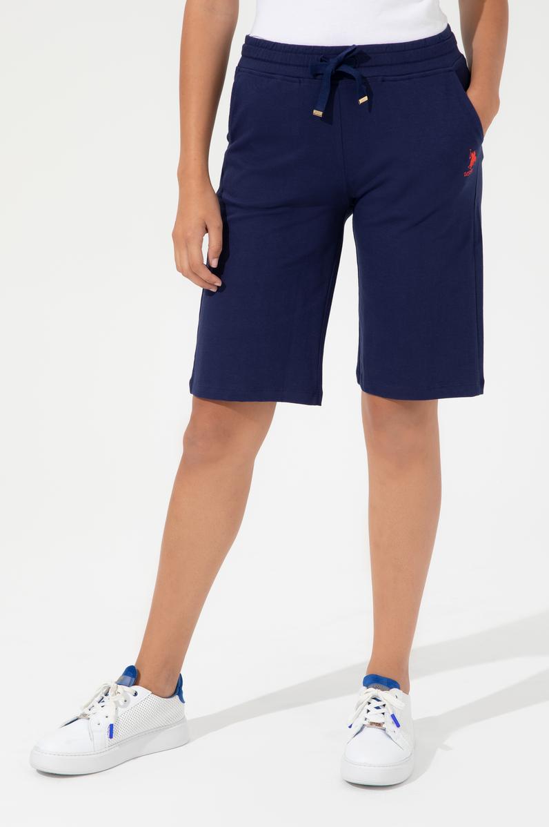 Kadın Lacivert Örme Şort