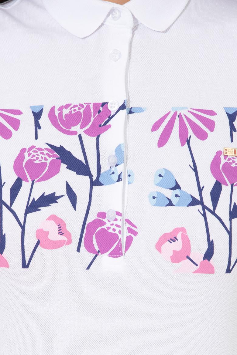 Kadın Manolya Polo Yaka Tişört - 50248995008