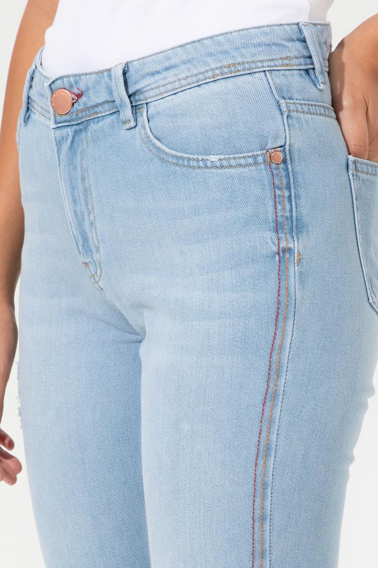 Kadın Mavi Boy Friend Fit Jean Pantolon - 50246867002