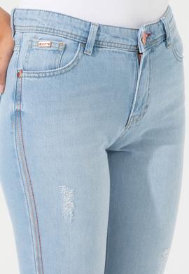 Kadın Mavi Boy Friend Fit Jean Pantolon - 50246867002