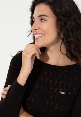 Kadın Siyah Kazak - 50255255053