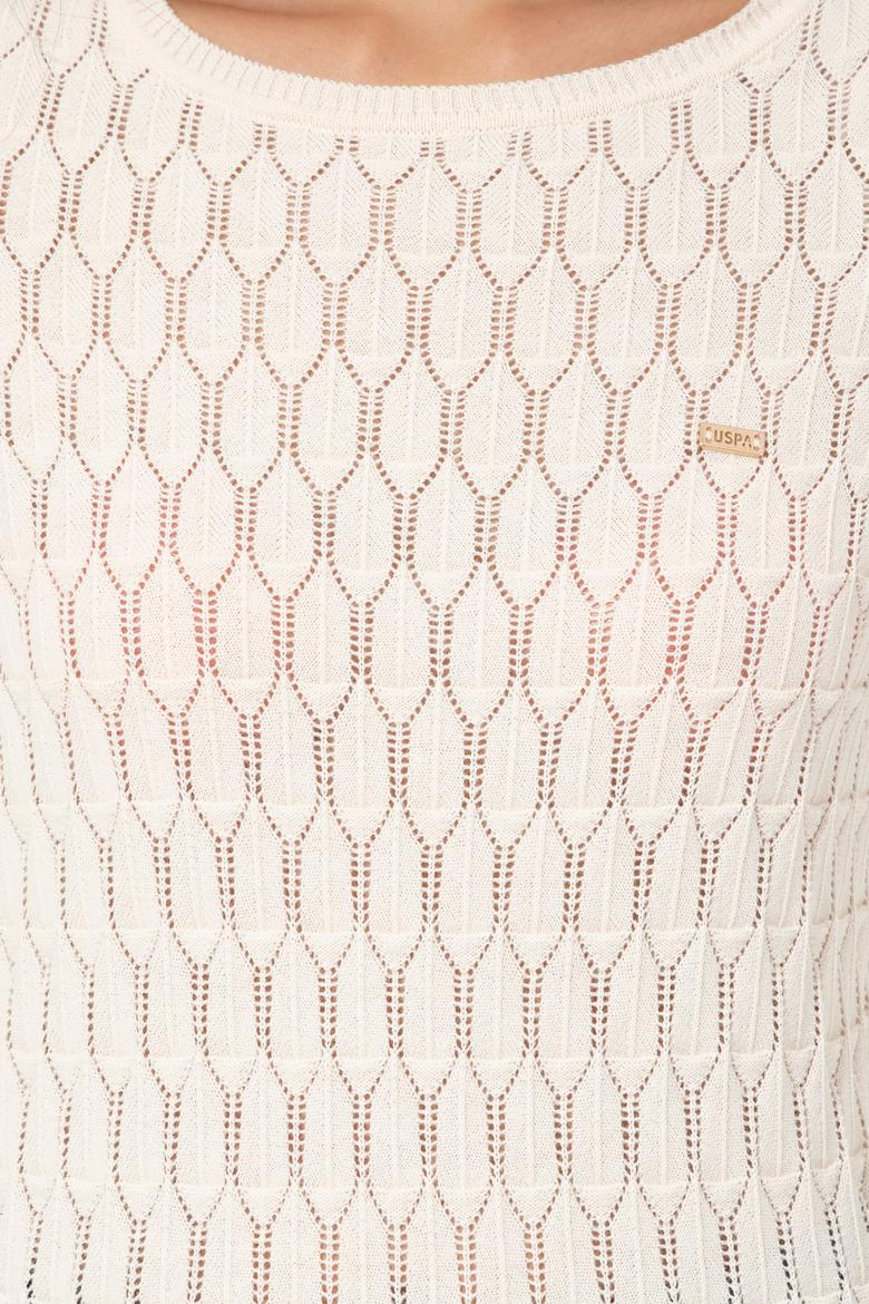 Kadın Krem Kazak - 50255255012