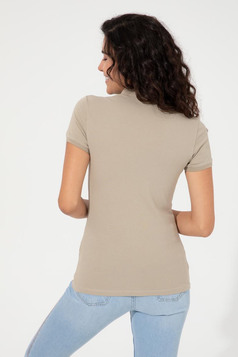 Kadın Haki Tişört - 50246285029