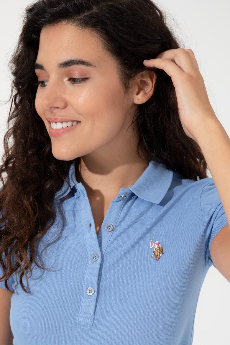 Kadın Saks Tişört - 50246285037